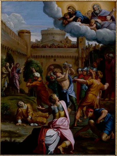 La Lapidation de Saint Etienne - Domenichino - Alpha Reproduction