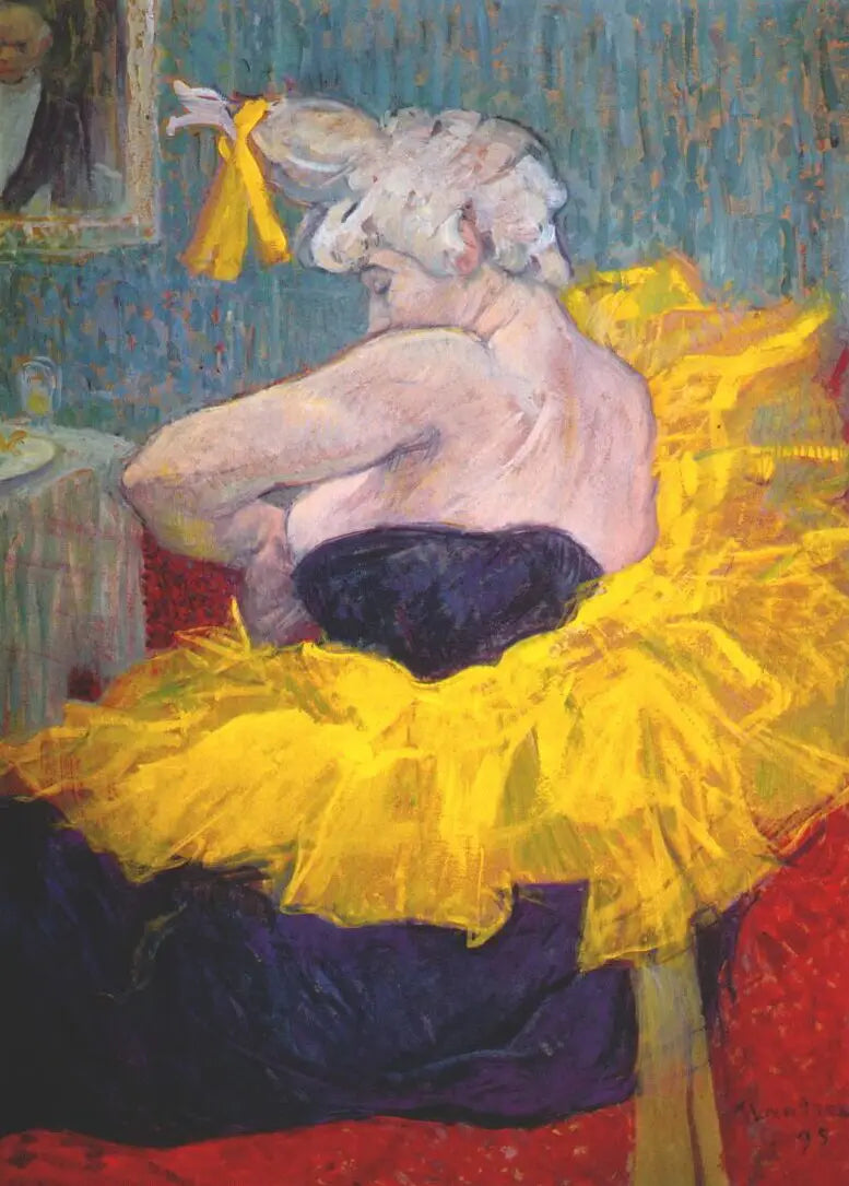 Reproduction du tableau « La clownesse Cha-U-Kao - Henri de Toulouse-Lautrec » par Alpha Reproduction en peinture à l’huile