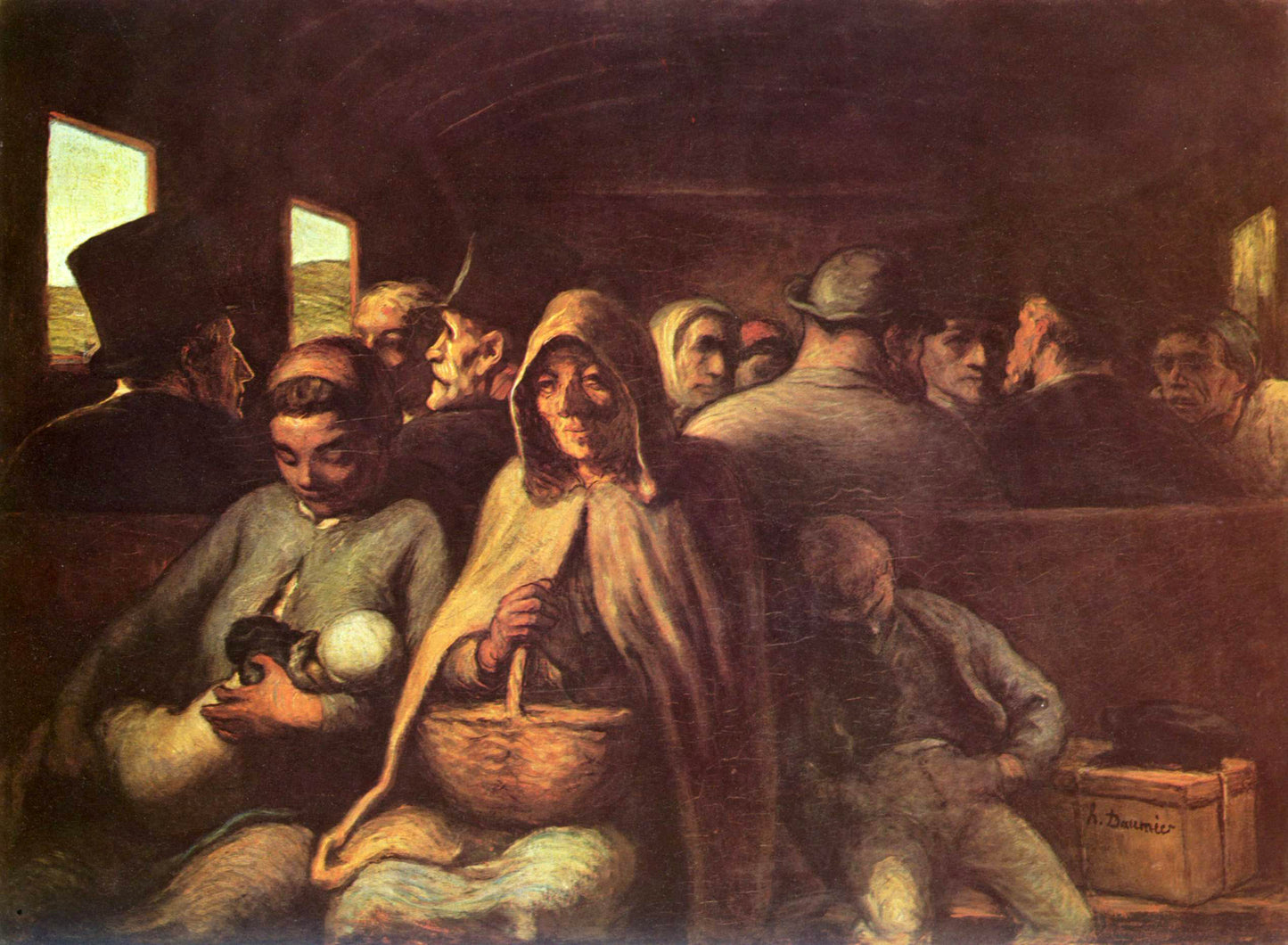 3등 객차 – 오노레 도미에 (약 1862–1864)