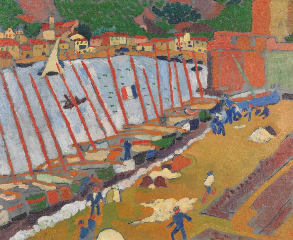 Le Faubourg de Collioure - André Derain - Alpha Reproduction