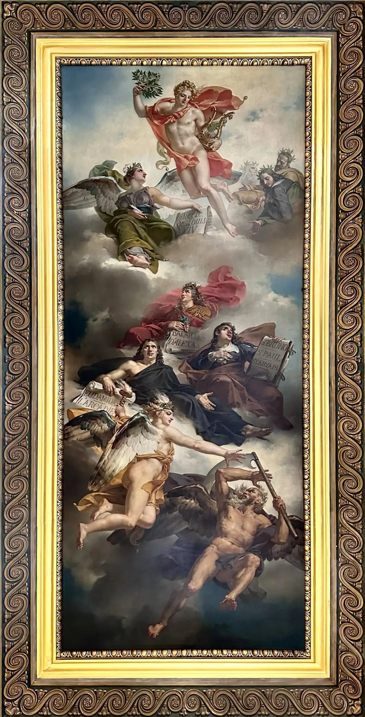 Le Triomphe de la peinture française: apothéose de Poussin de Le Sueur et de Le Brun - Charles Meynier - Alpha