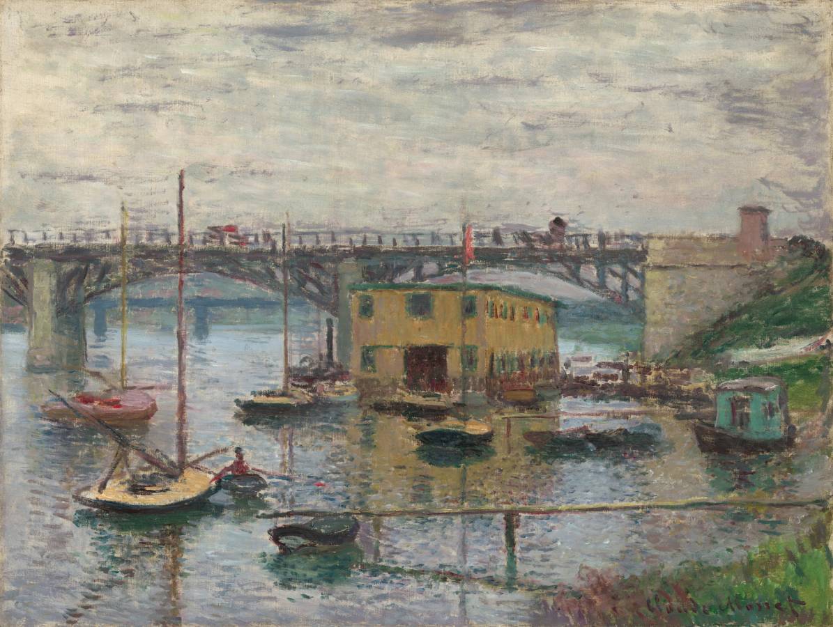아르장퇴유의 다리, 흐린 날 - Claude Monet