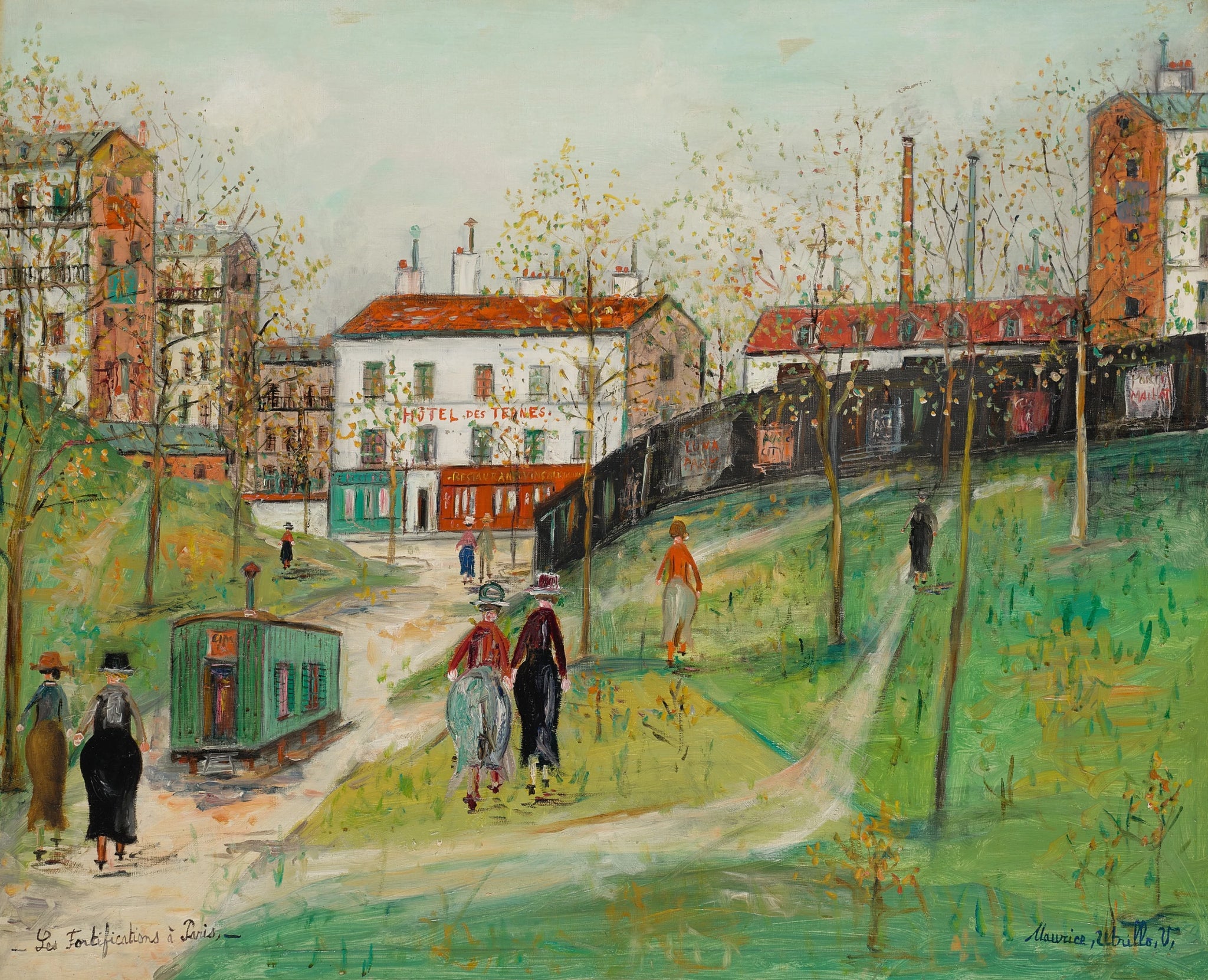 Les Fortifications, Paris - Maurice Utrillo