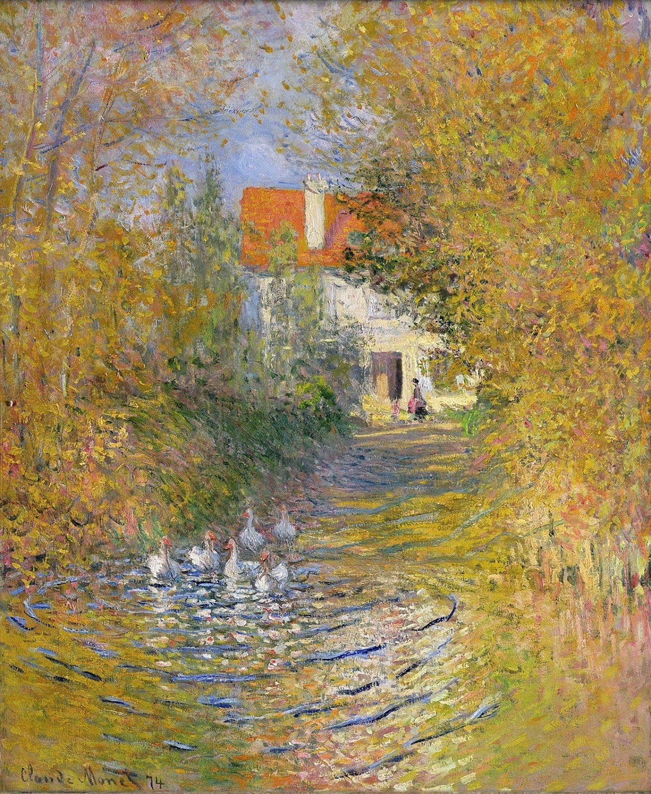 거위들 - Claude Monet