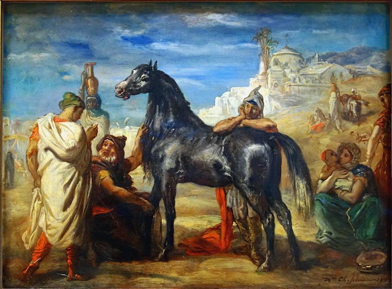 아랍 상인과 암말 - 테오도르 샤세리오