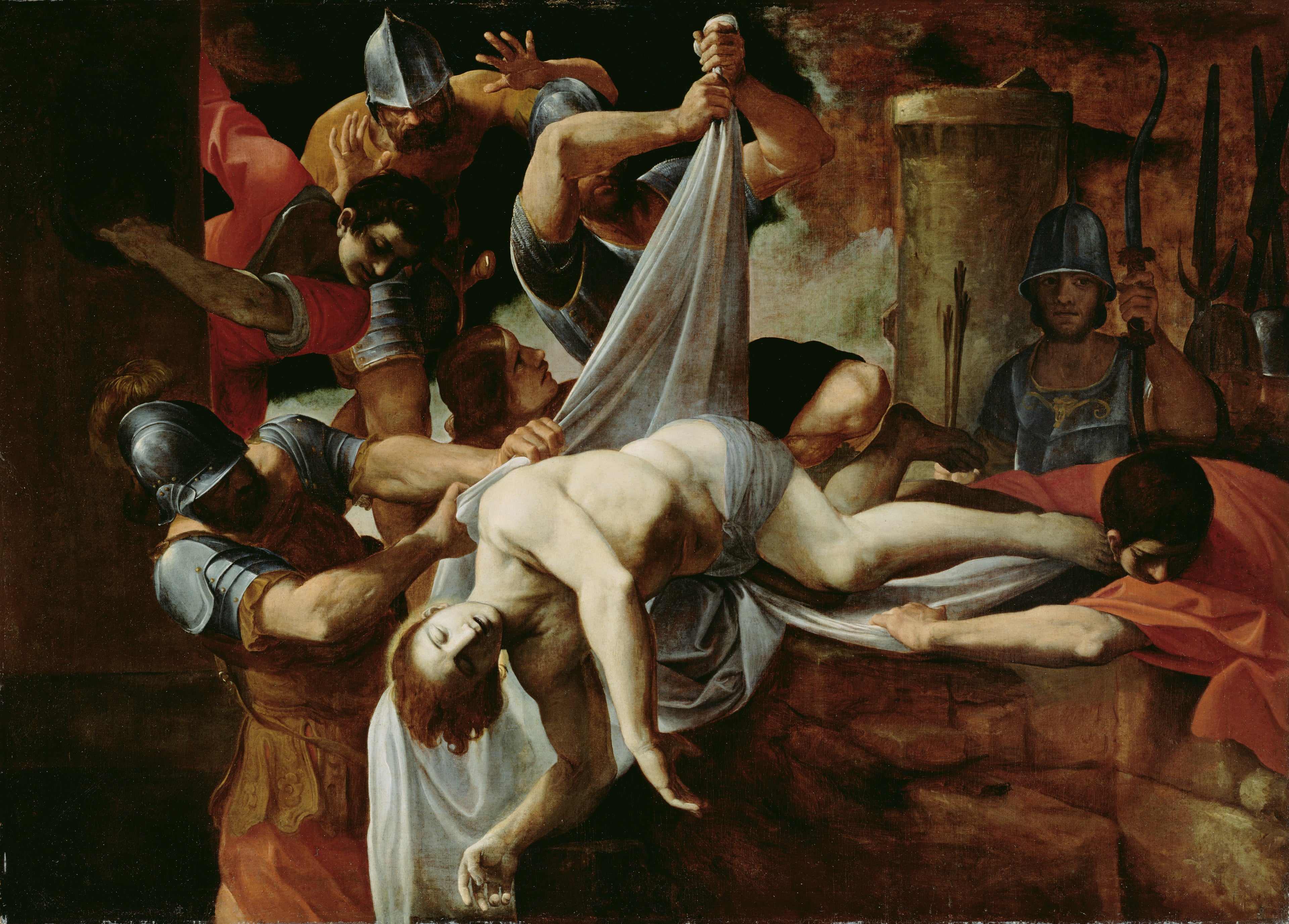 Saint Sébastien jeté dans la Cloaca Maxima - Ludovico Carracci