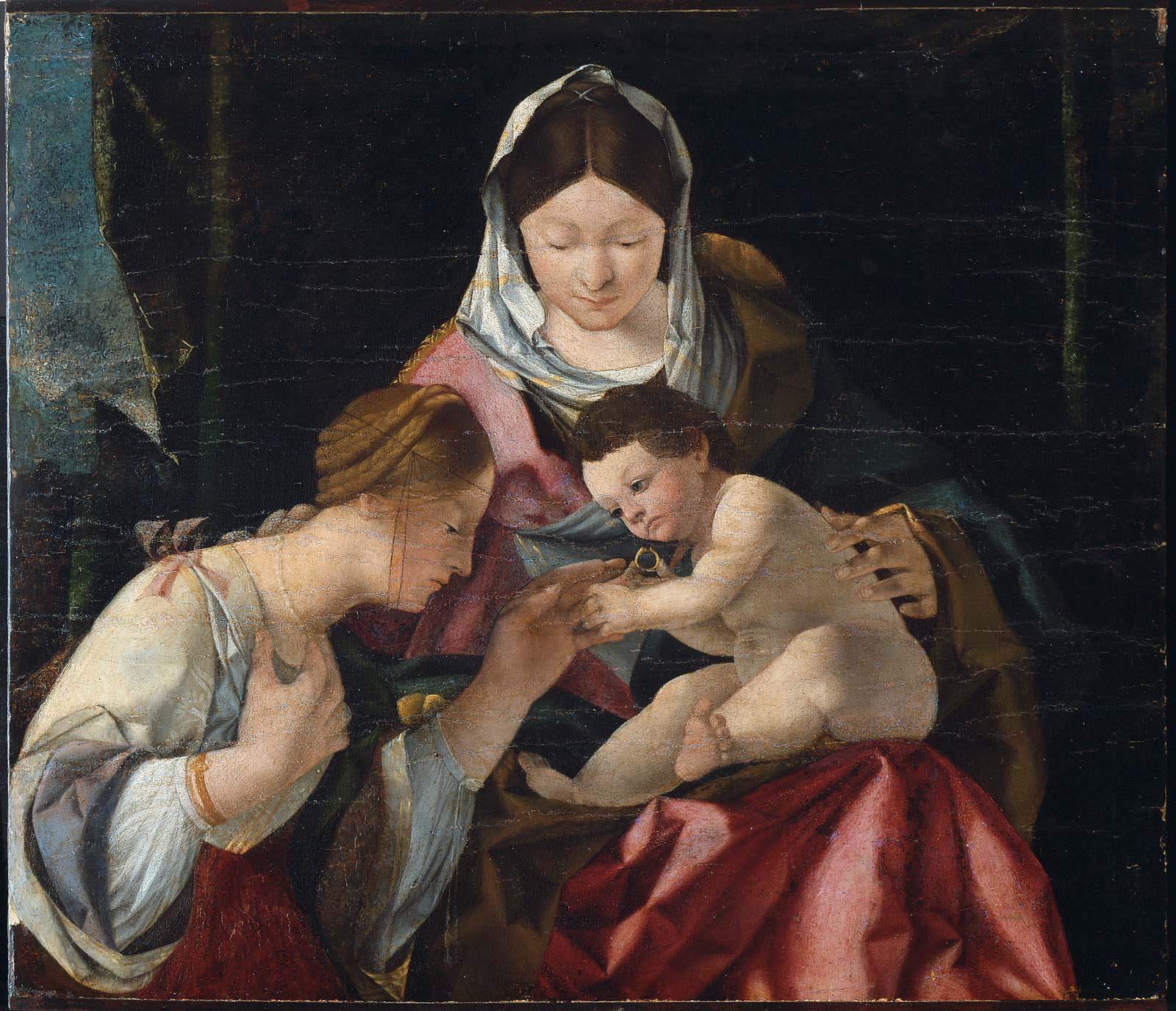 Le mariage mystique de sainte Catherine - Lorenzo Lotto