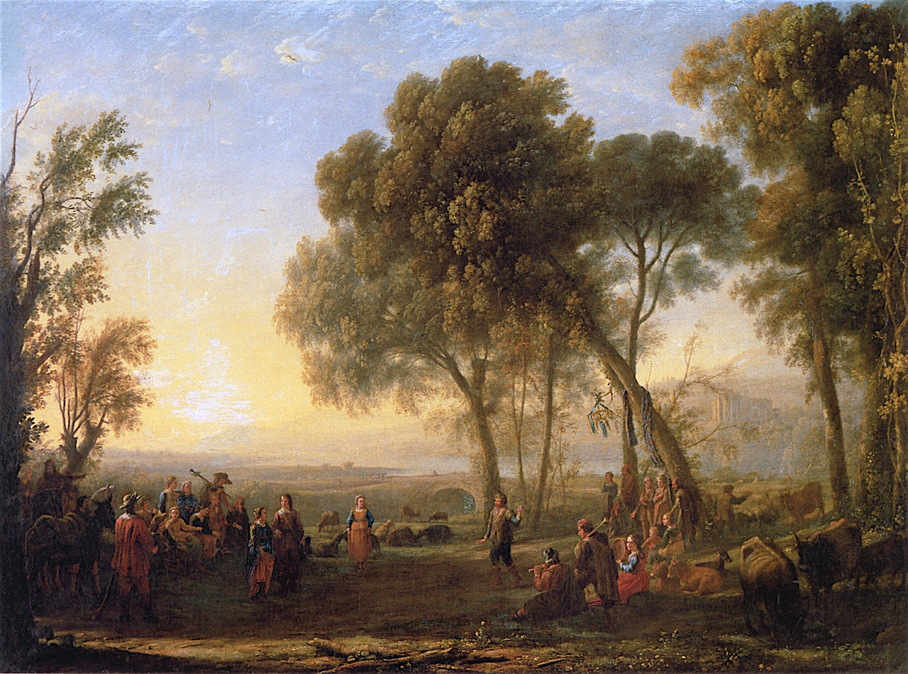 Paysage avec une danse country - Claude Lorrain