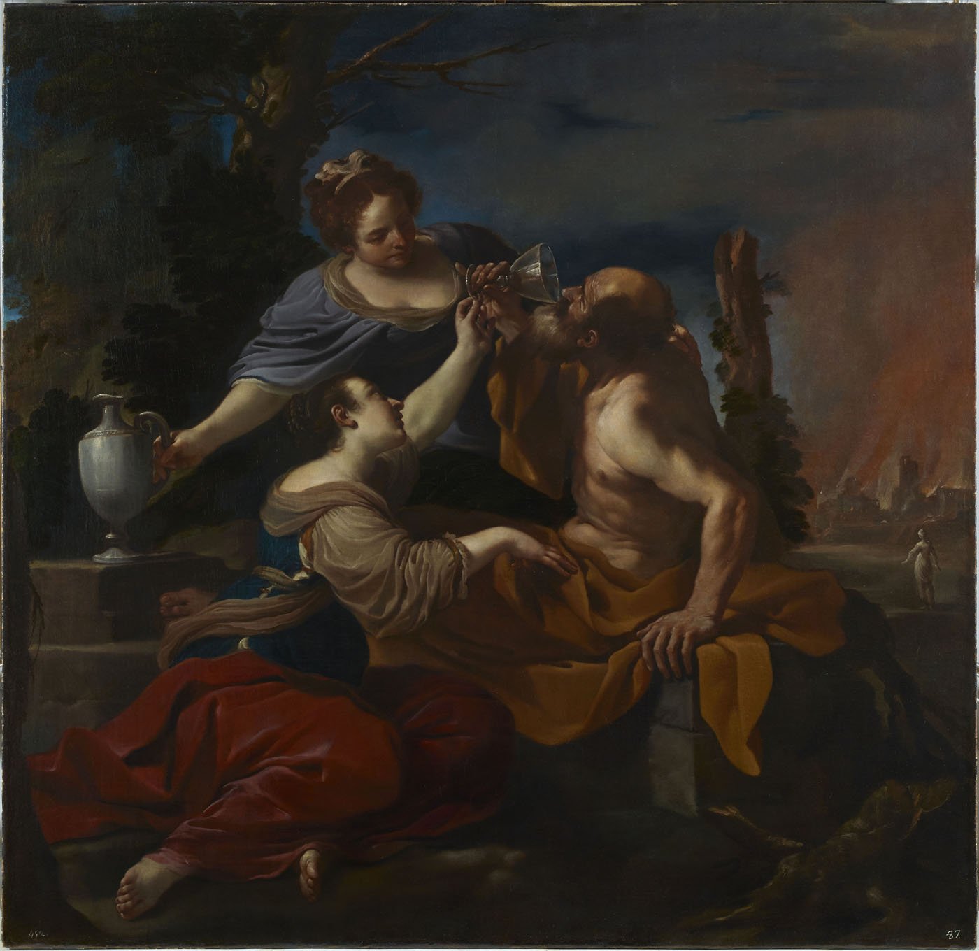 Lot et ses filles - Guercino