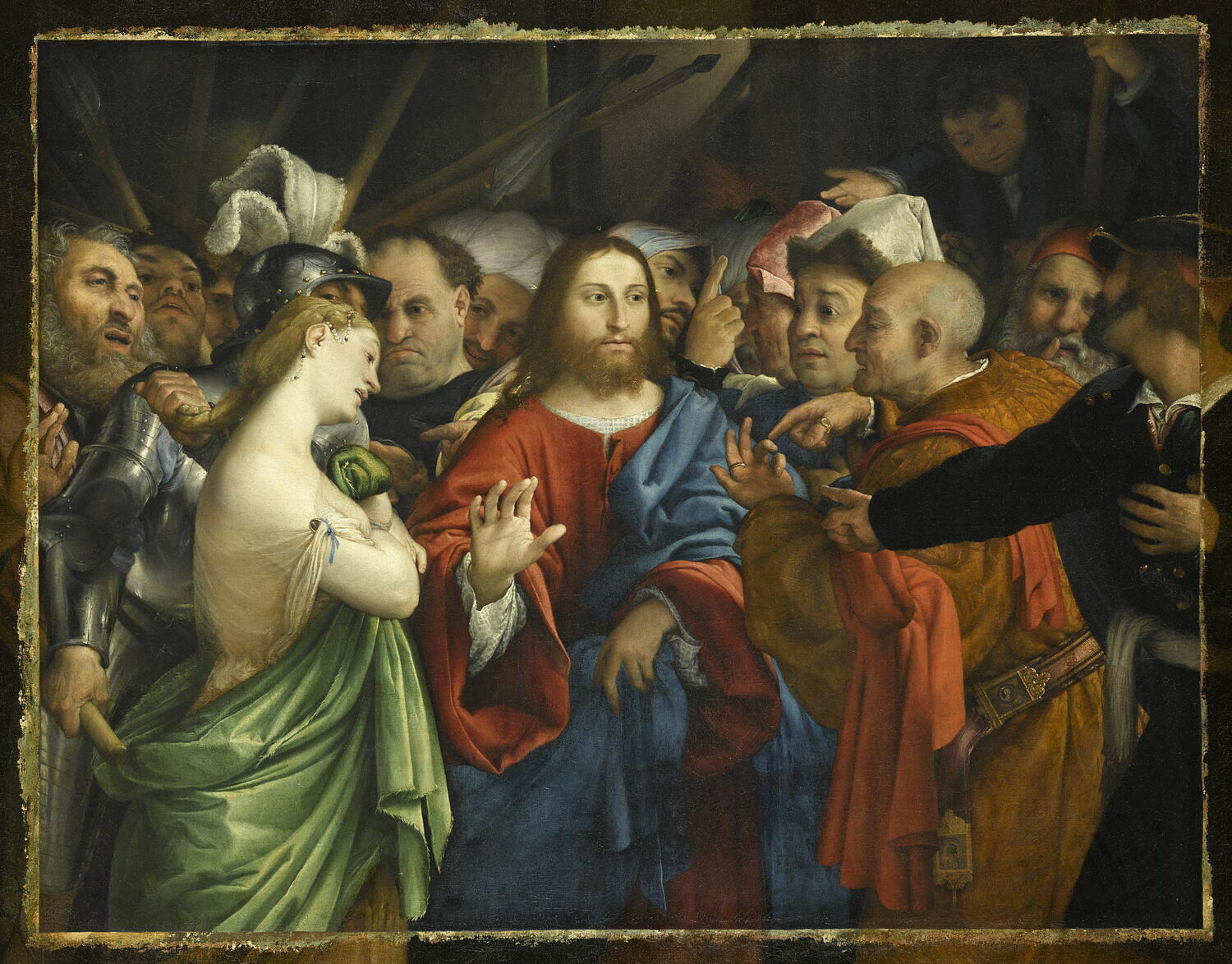 La Femme adultère - Lorenzo Lotto