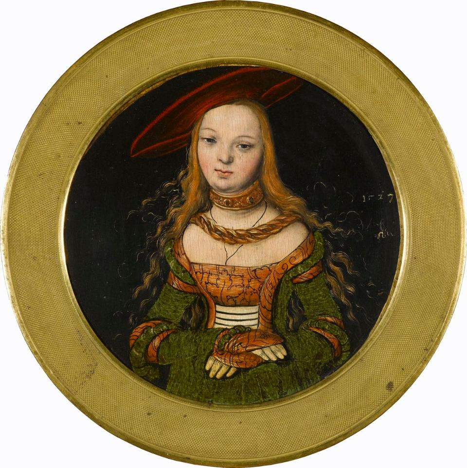 Portrait rond d'une jeune femme - Lucas Cranach the Elder