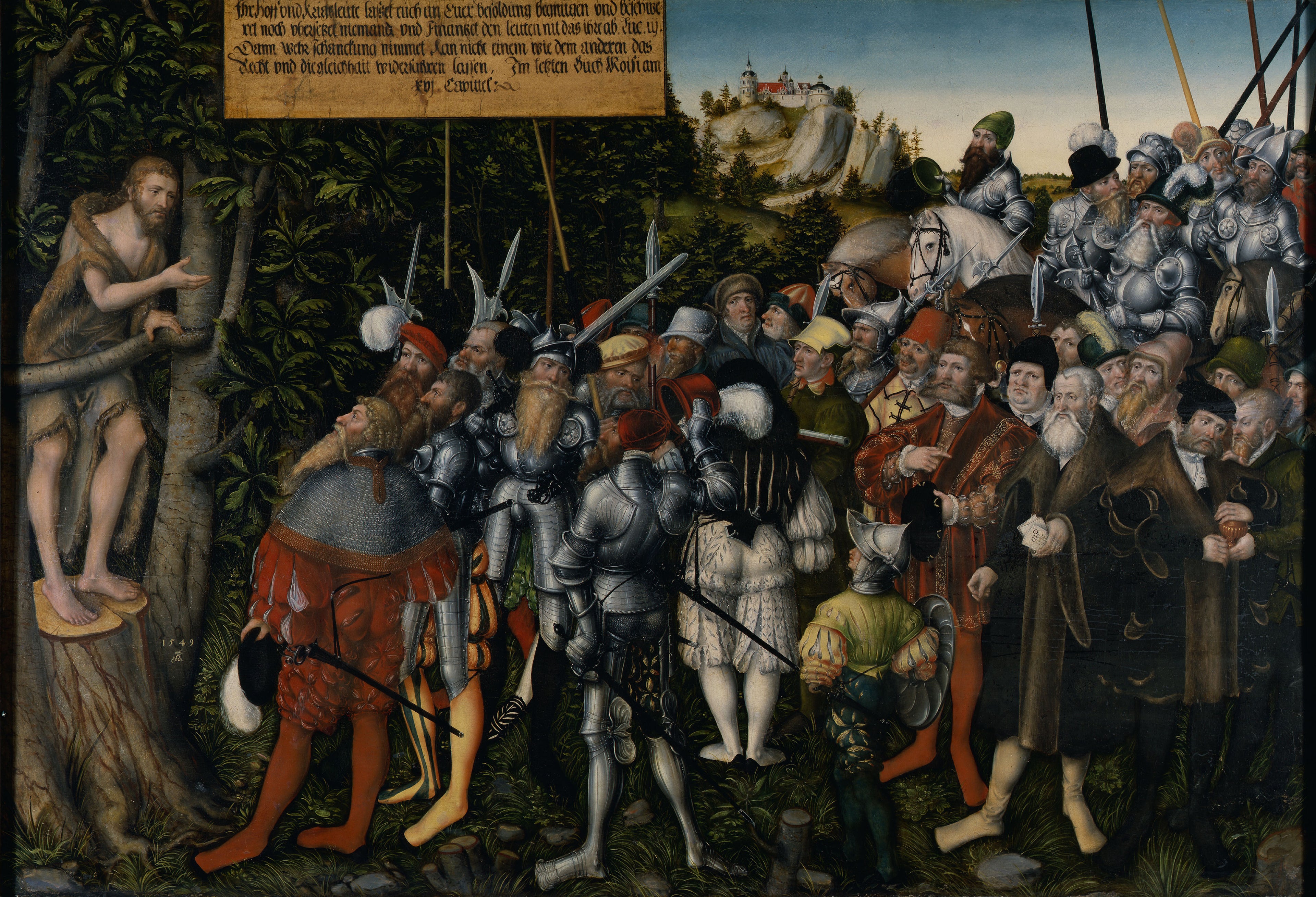 La prédication de saint Jean-Baptiste - Lucas Cranach the Elder
