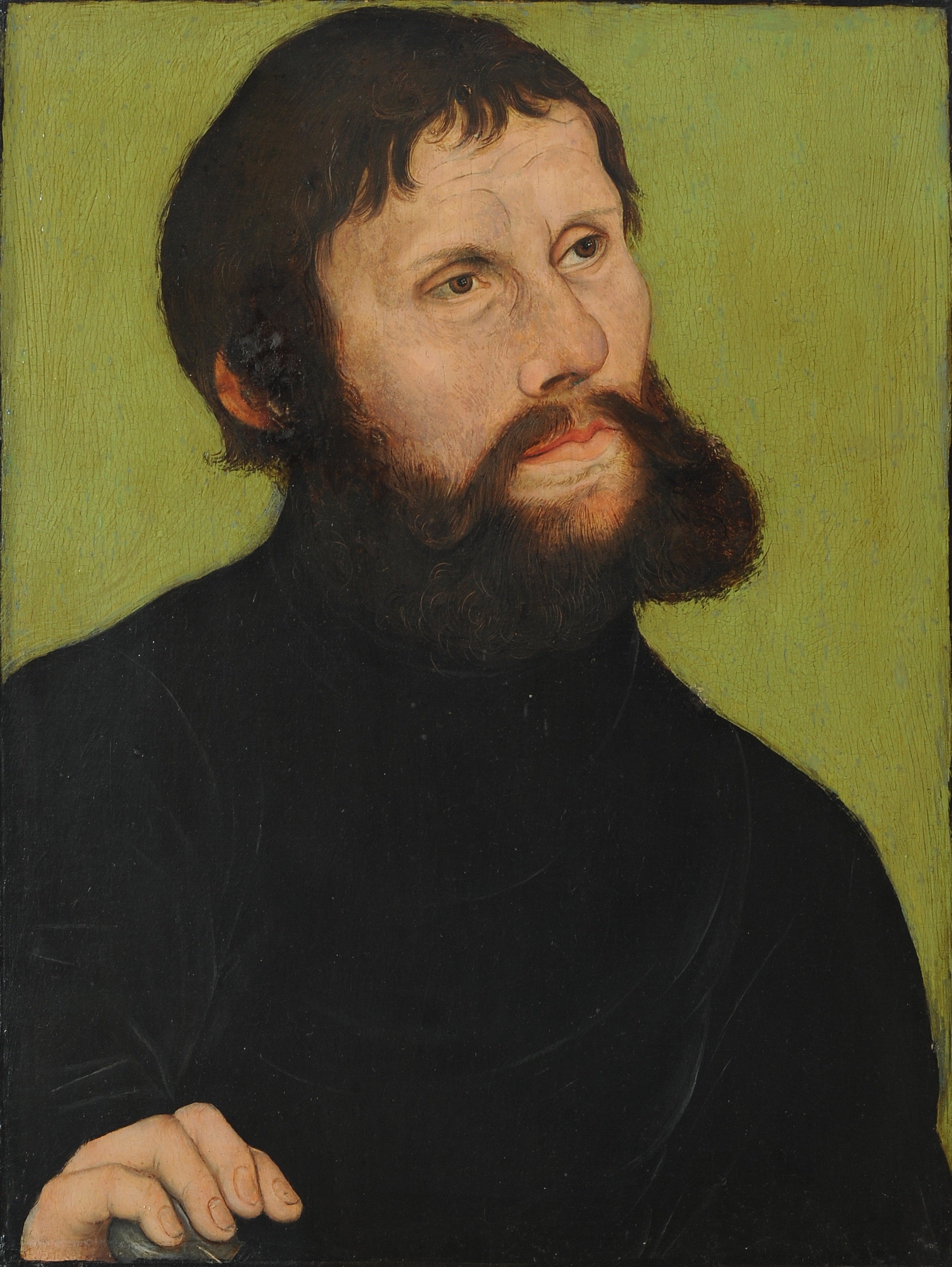 Portrait de Luther en Junker Jörg - Lucas Cranach the Elder