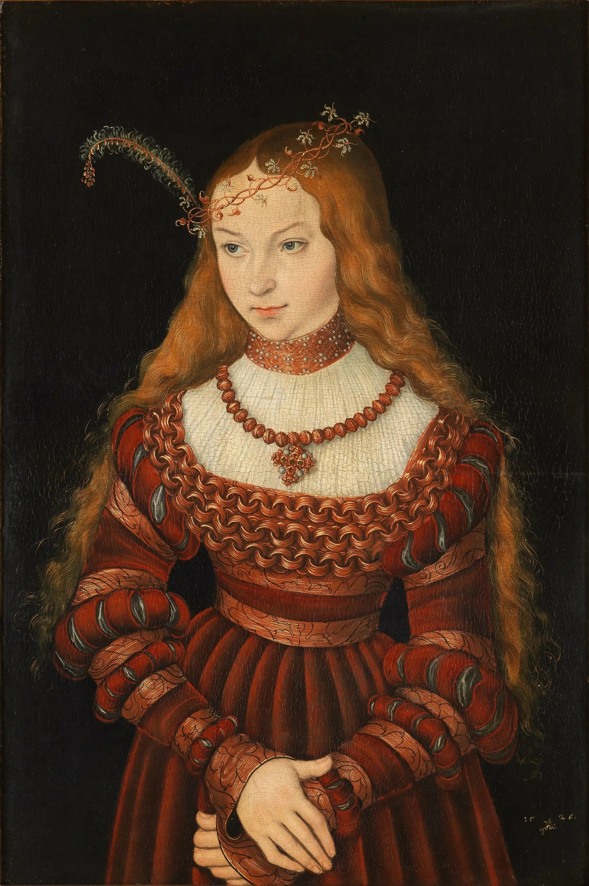 Portrait de Sibylle von Cleve - Lucas Cranach the Elder - Alpha Reproduction