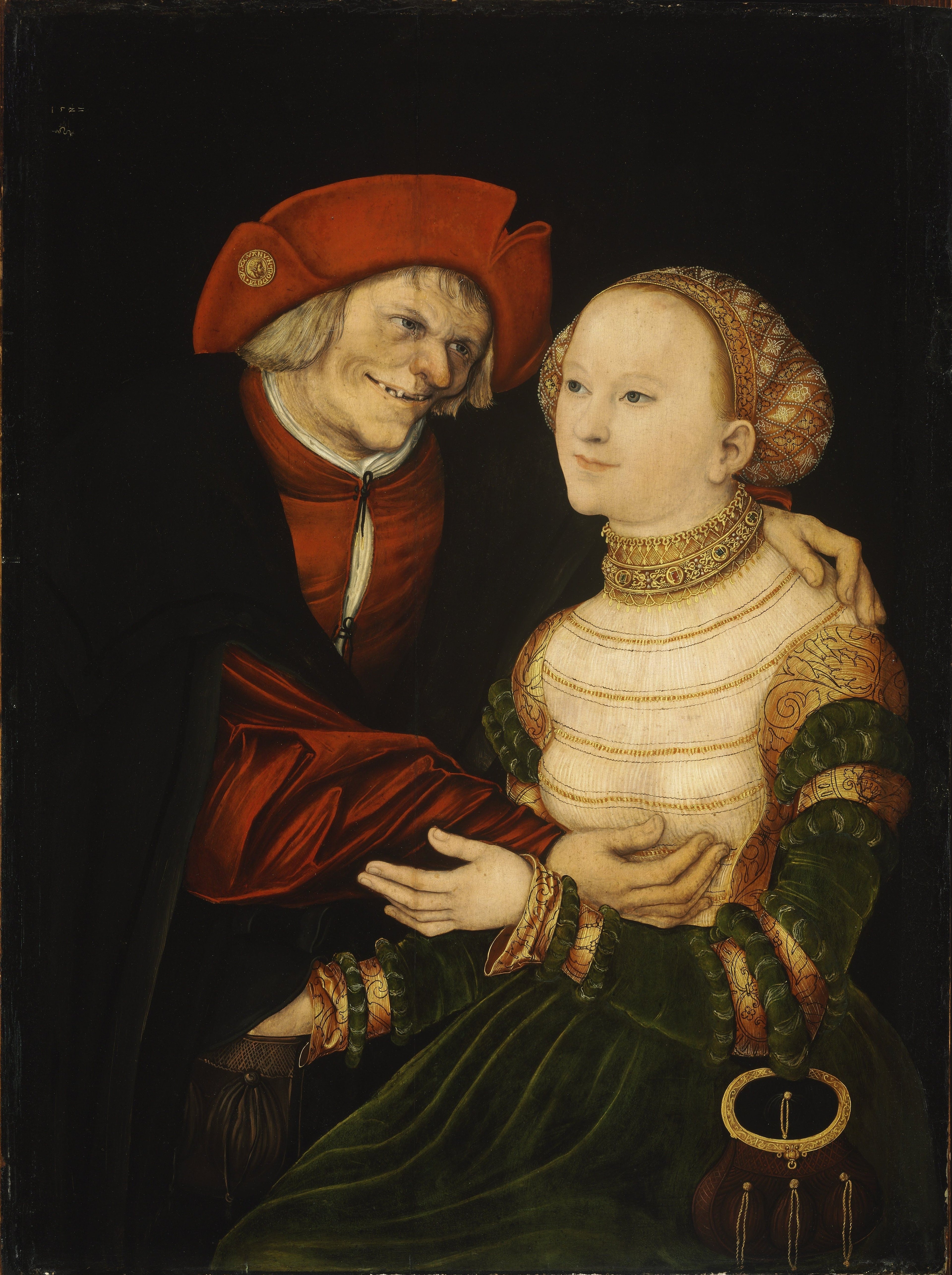 Le couple mal assorti II - Lucas Cranach the Elder