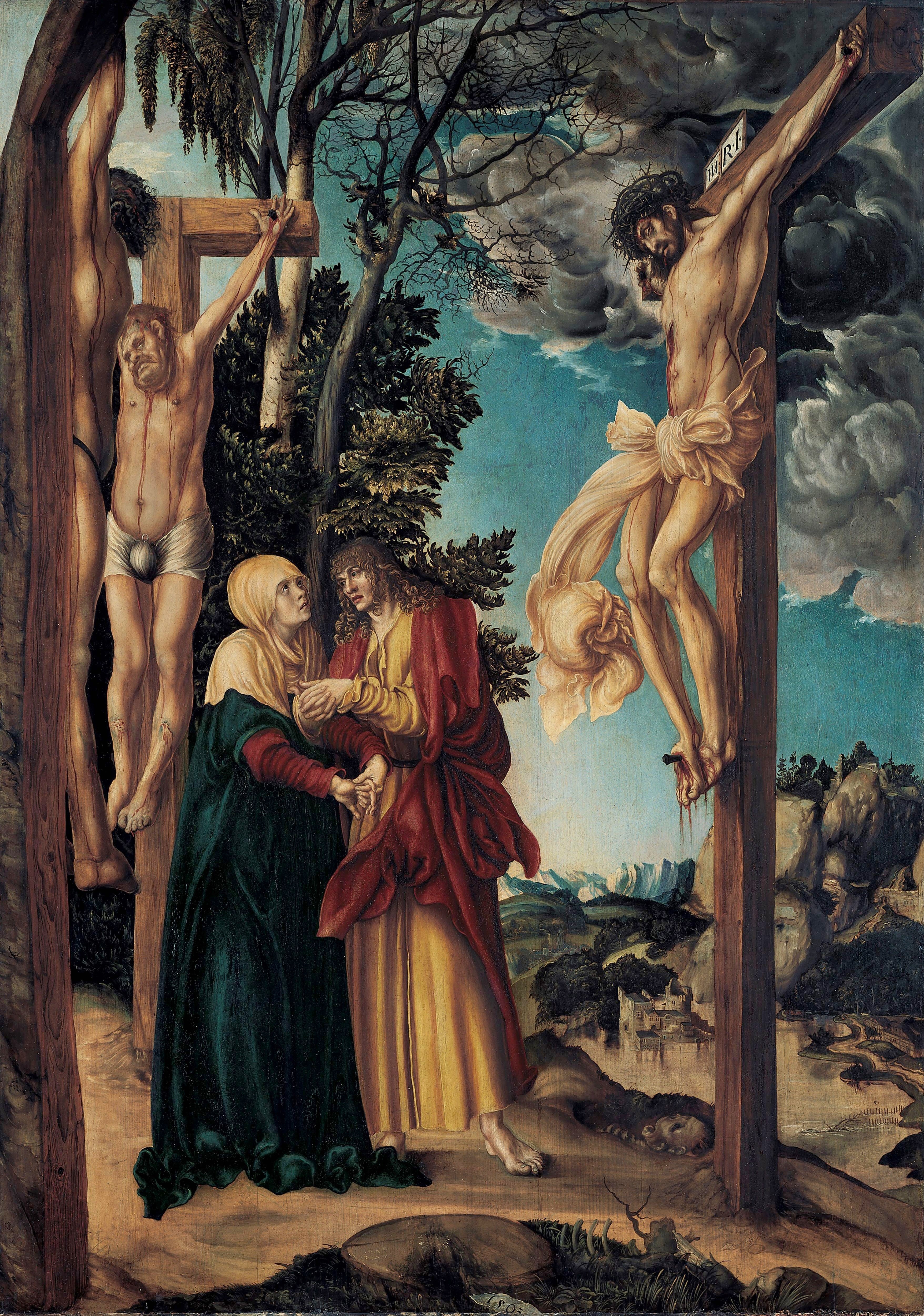 Lamentation sous la Croix - Lucas Cranach the Elder