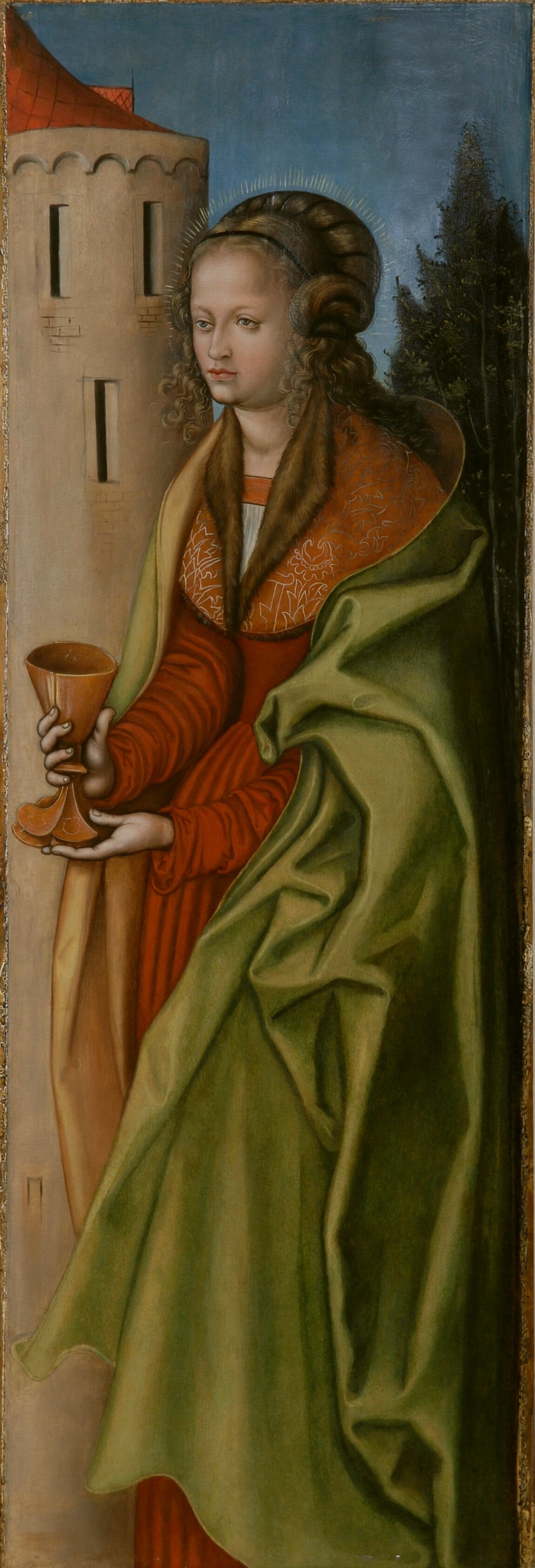 Sainte Barbe - Lucas Cranach the Elder