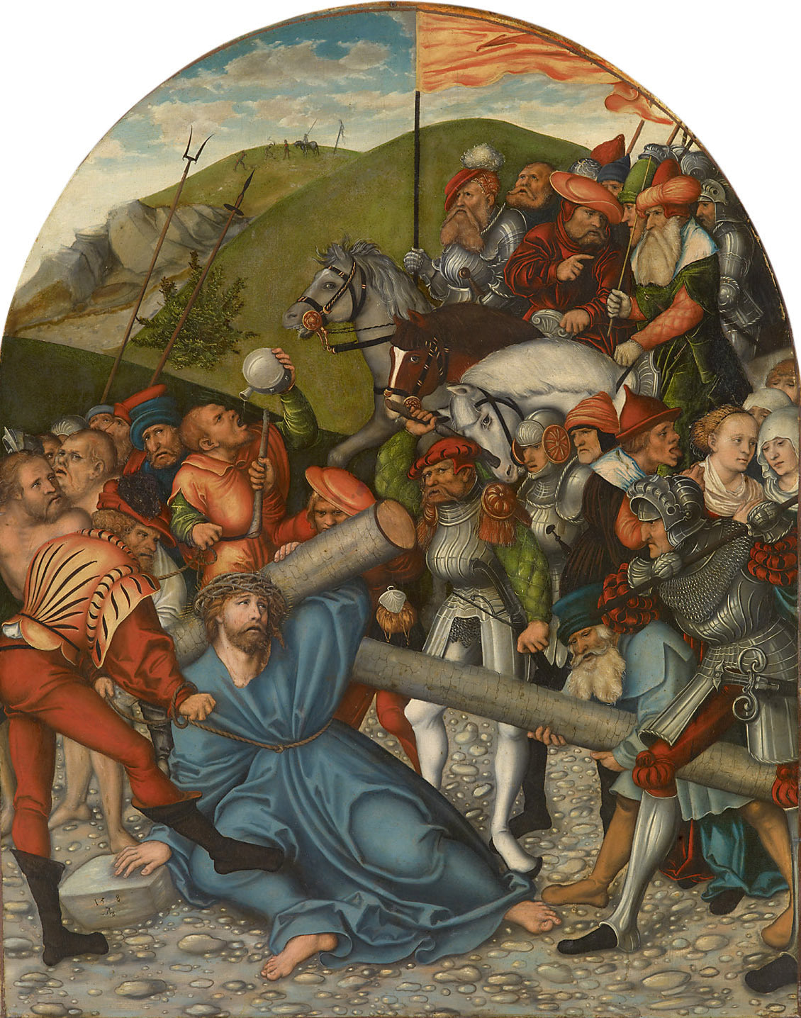 Le Christ portant la croix - Lucas Cranach the Elder
