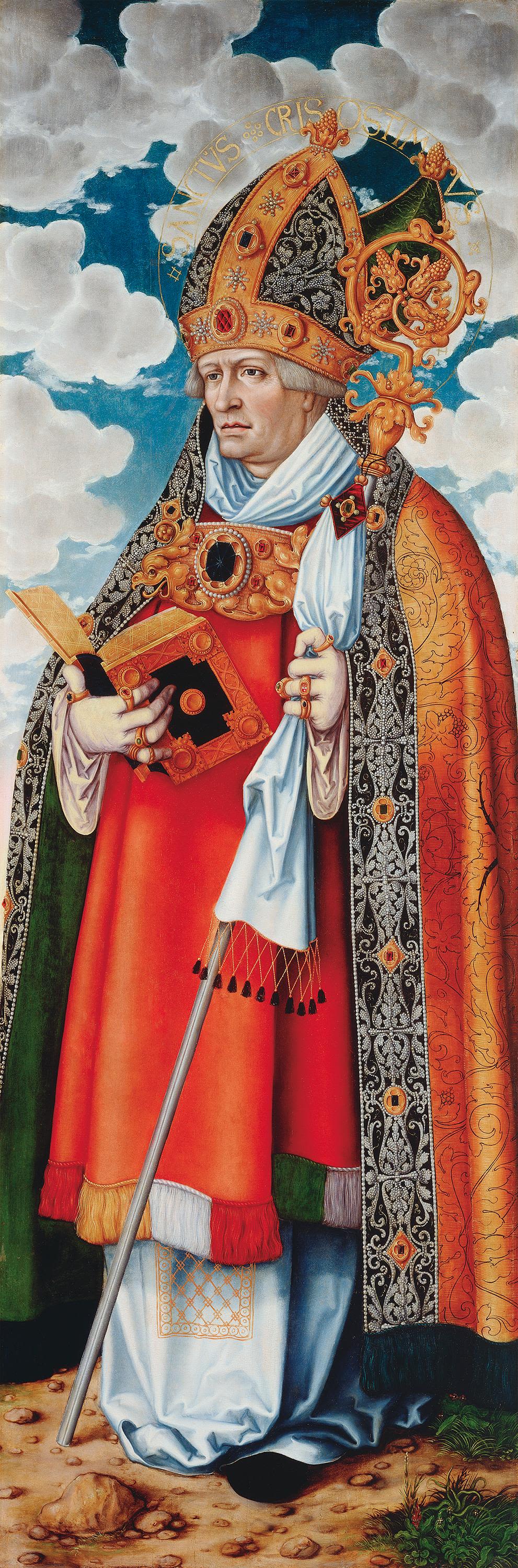 Autel de la Madeleine : Saint Chrysostome - Lucas Cranach the Elder