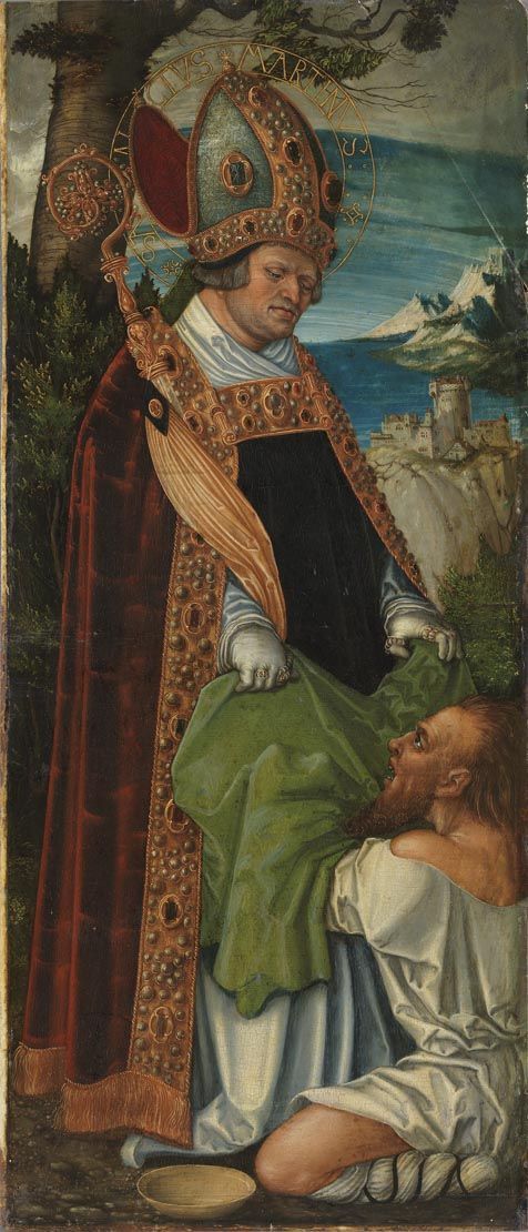 Retable de Pfirtscher : Saint Martin - Lucas Cranach the Elder