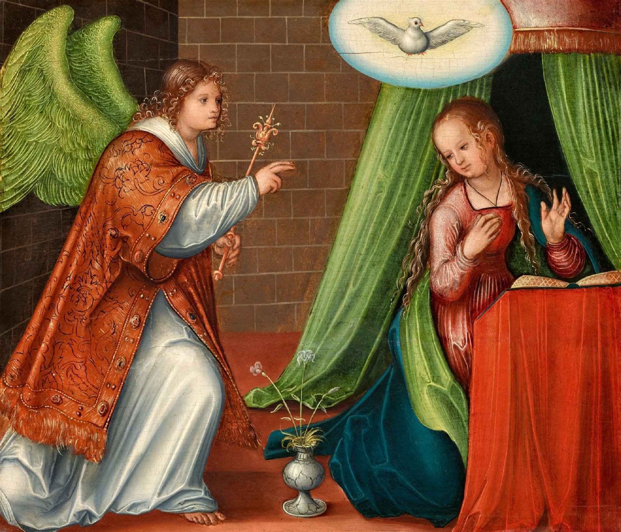 L'Annonciation - Lucas Cranach the Elder