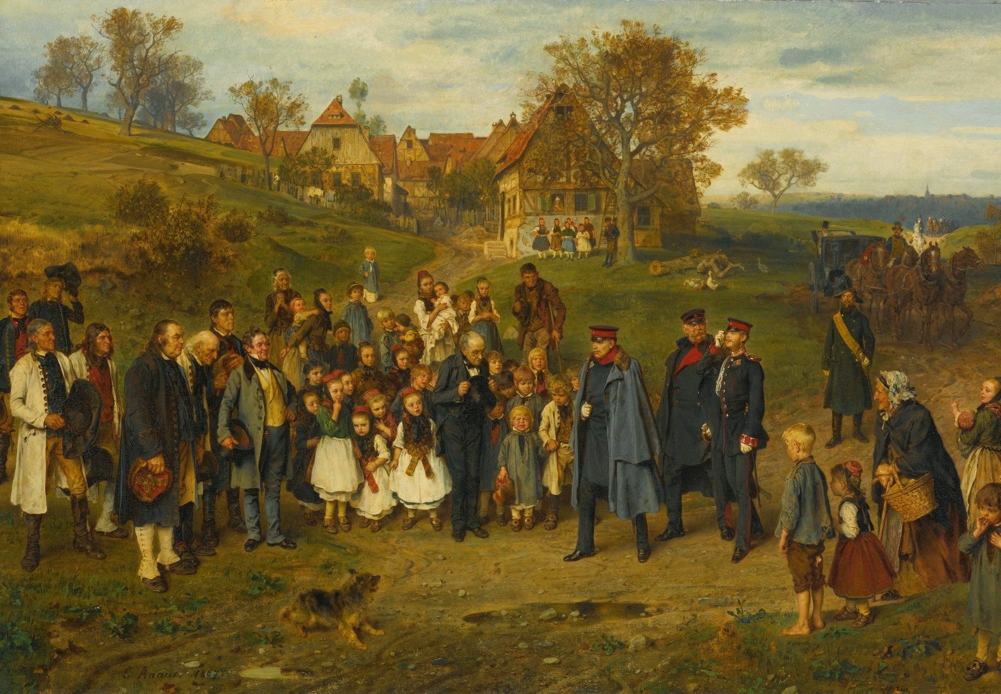 Hoheit auf Reisen (1867) - Ludwig Knaus