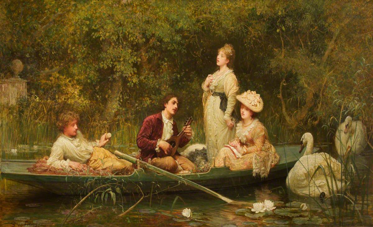 Juste calme et doux repos - Luke Fildes
