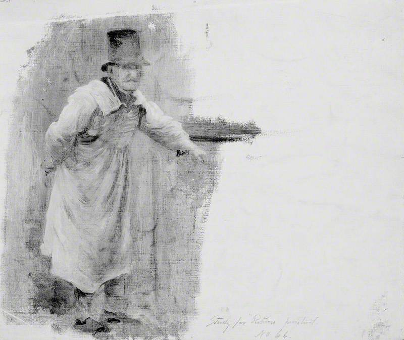 Étude pour « Le retour du pénitent » - Luke Fildes