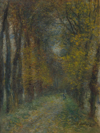 Reproduction du tableau « L'Allée couverte - Pierre-Auguste Renoir » par Alpha Reproduction en peinture à l’huile