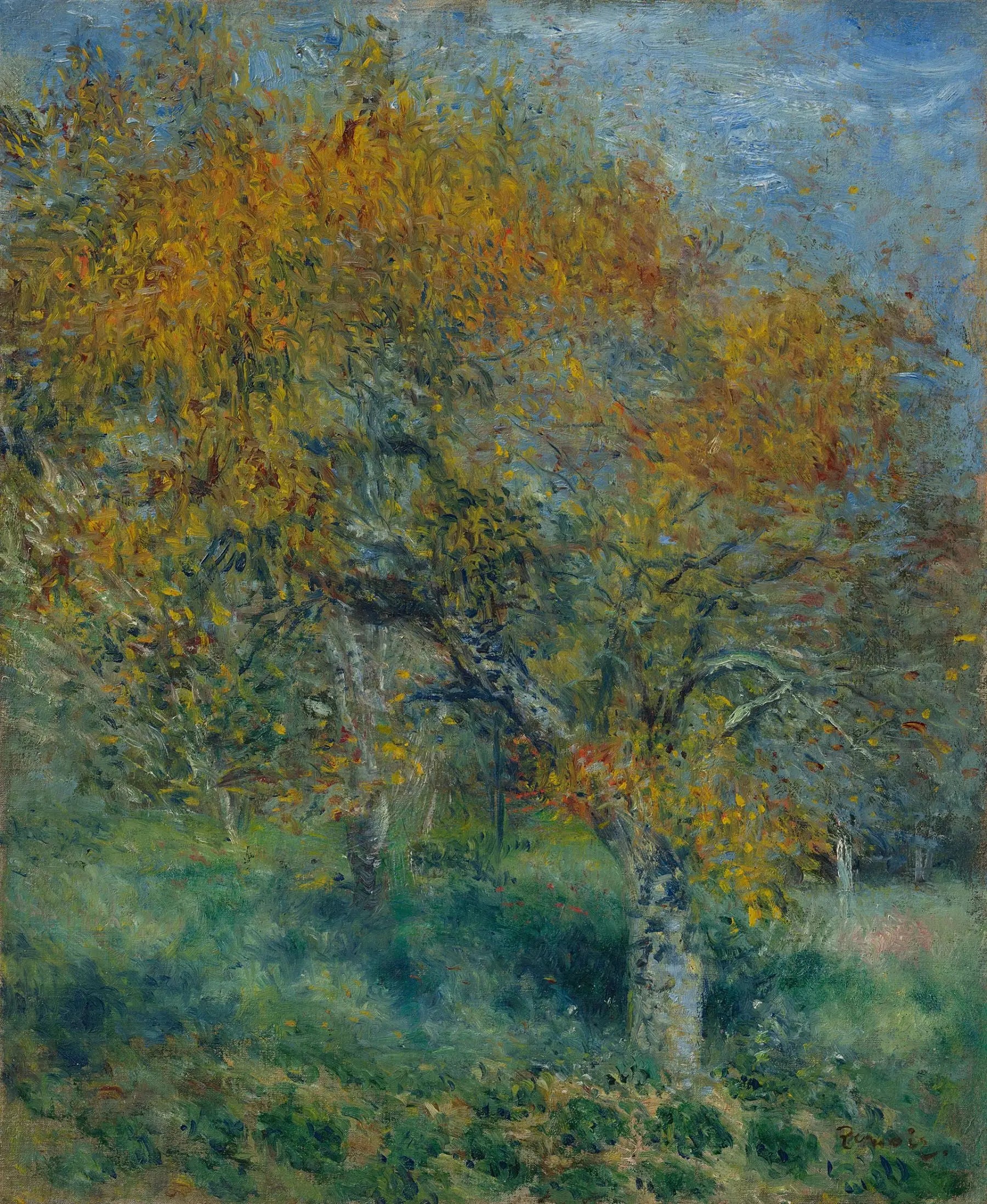 Reproduction du tableau « Le Poirier - Pierre-Auguste Renoir » par Alpha Reproduction en peinture à l’huile