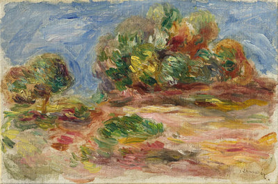 Reproduction du tableau « Paysage de Cagnes - Pierre-Auguste Renoir » par Alpha Reproduction en peinture à l’huile