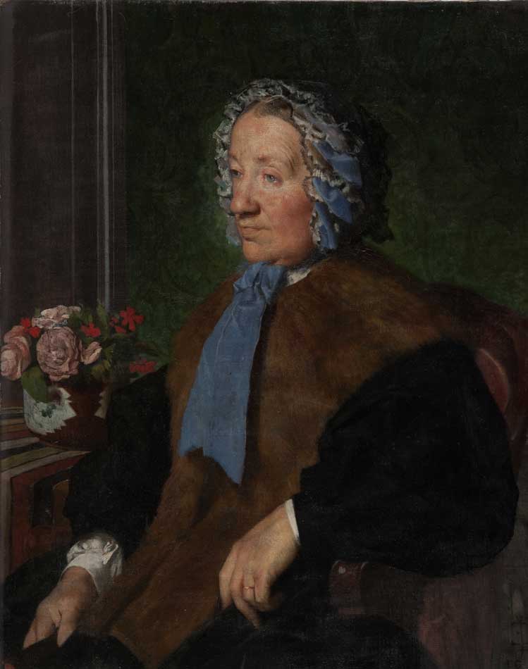 Portrait de la mère du peintre - Jules-Élie Delaunay