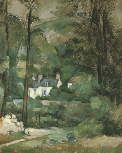 Reproduction du tableau « Maisons au Chou, à Pontoise - Paul Cézanne » par Alpha Reproduction en peinture à l’huile