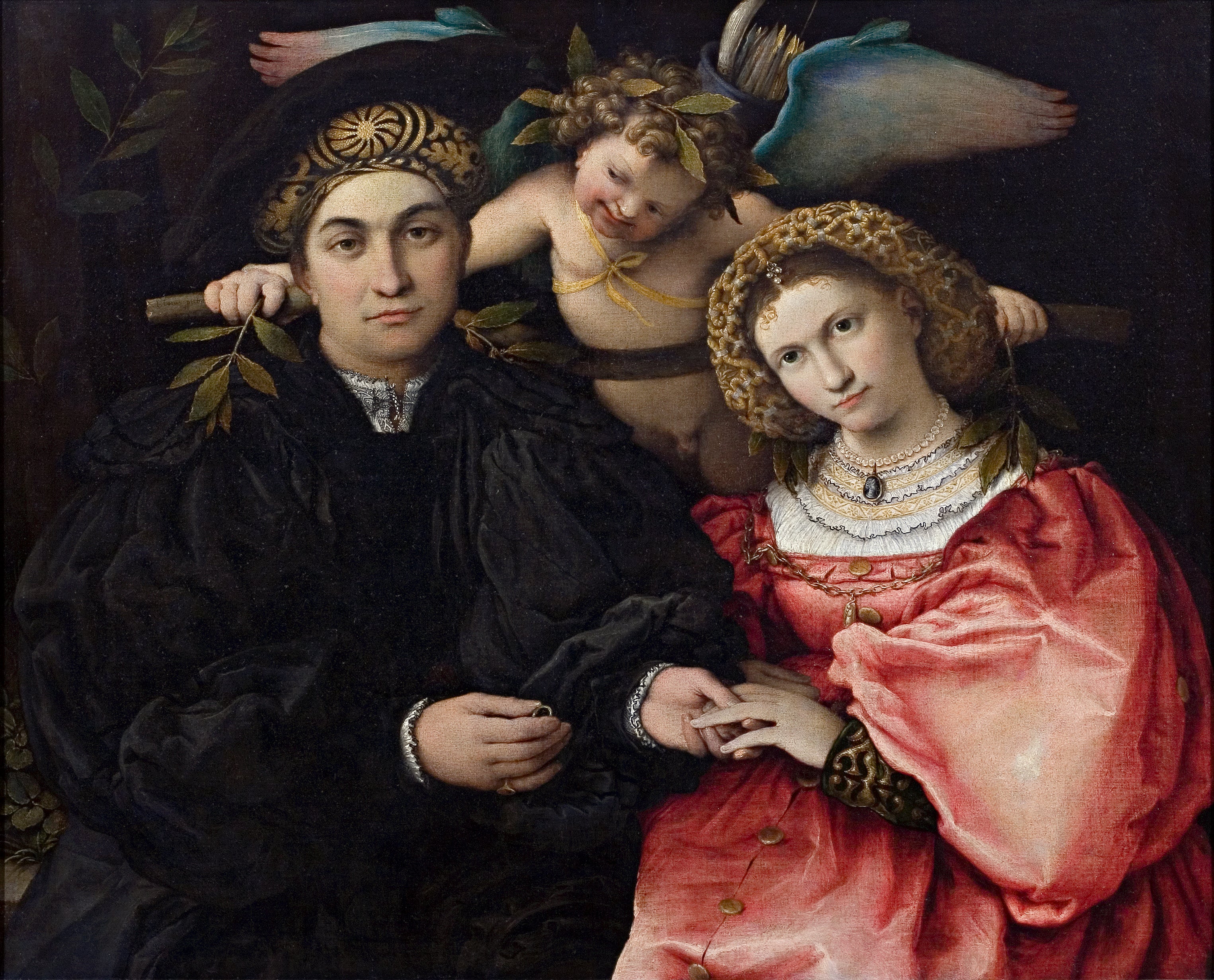Marsilio Cassotti et son épouse Faustine - Lorenzo Lotto