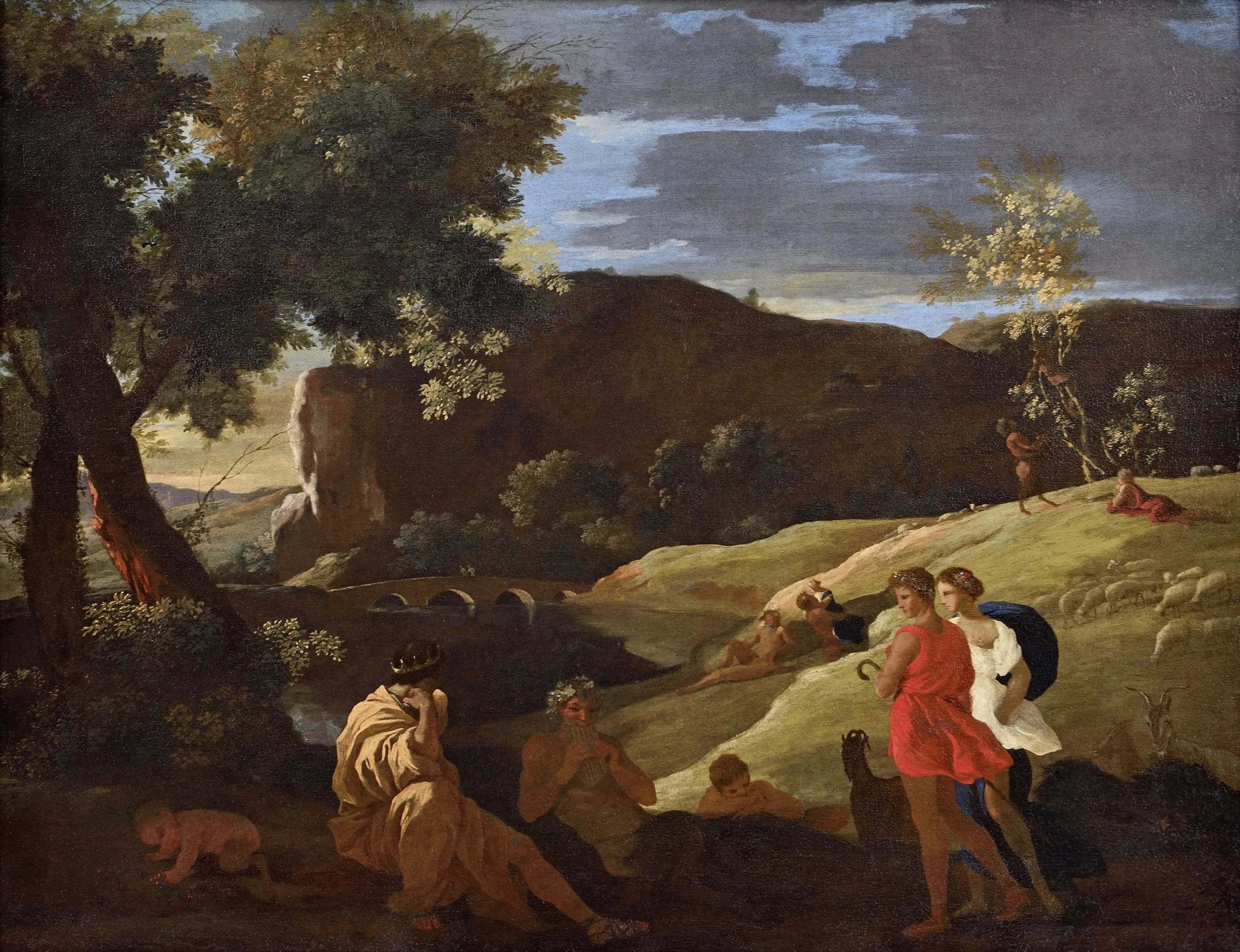 Midas Pan et bergers - Nicolas Poussin - Alpha Reproduction