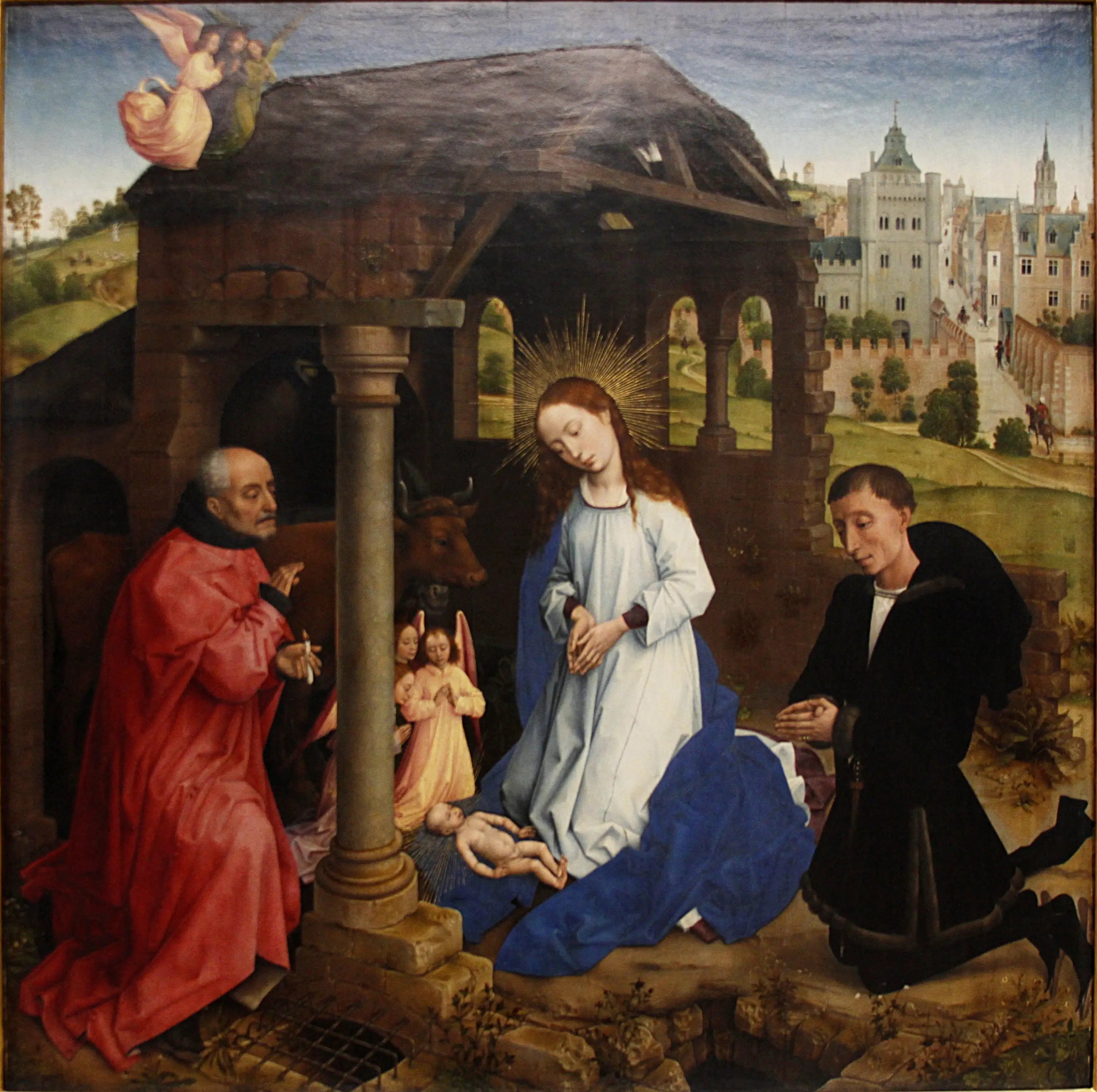 Triptyque Bladelin Nativité (panneau central) - Rogier van der Weyden - Alpha Reproduction