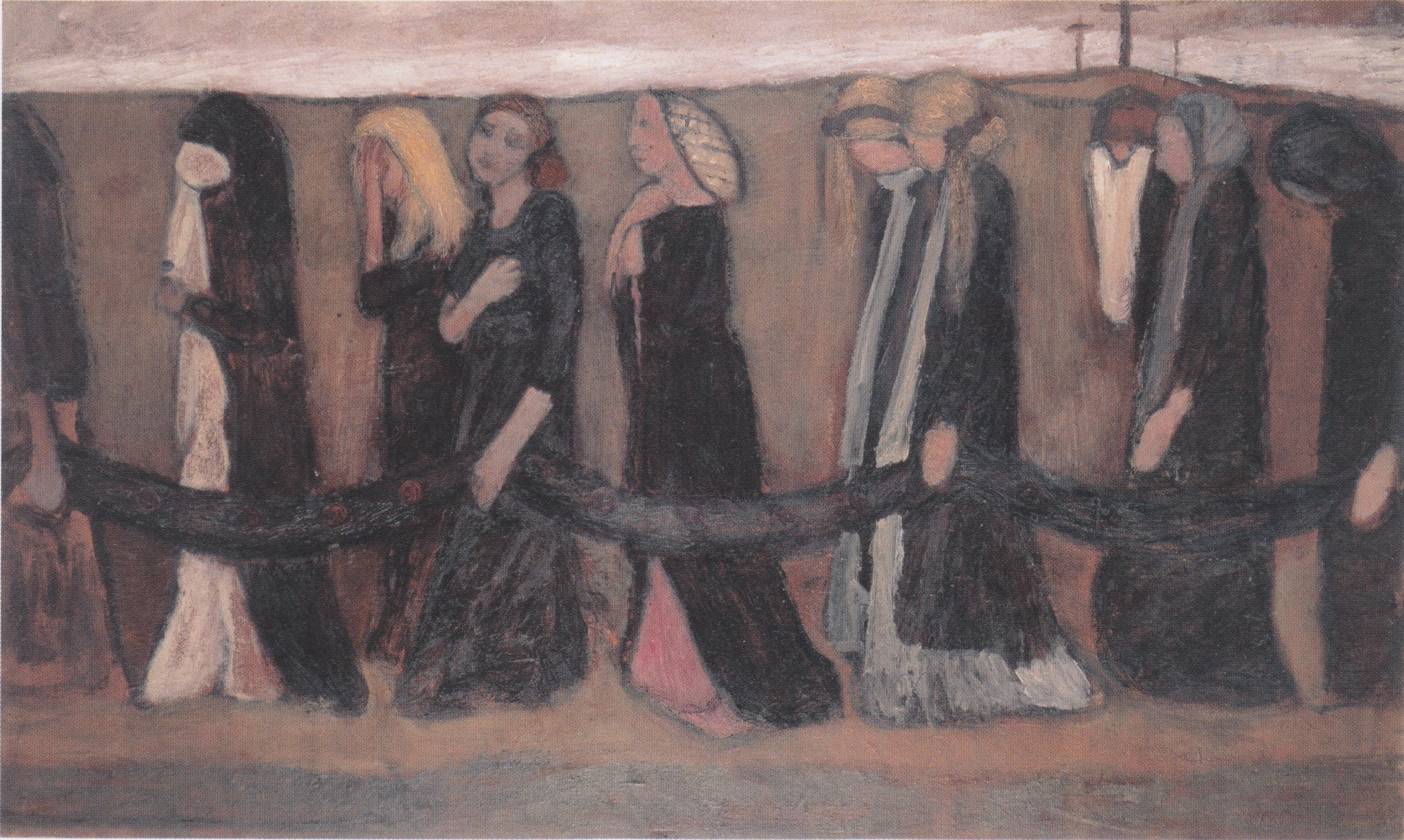 Zug klagender Frauen - Paula Modersohn-Becker