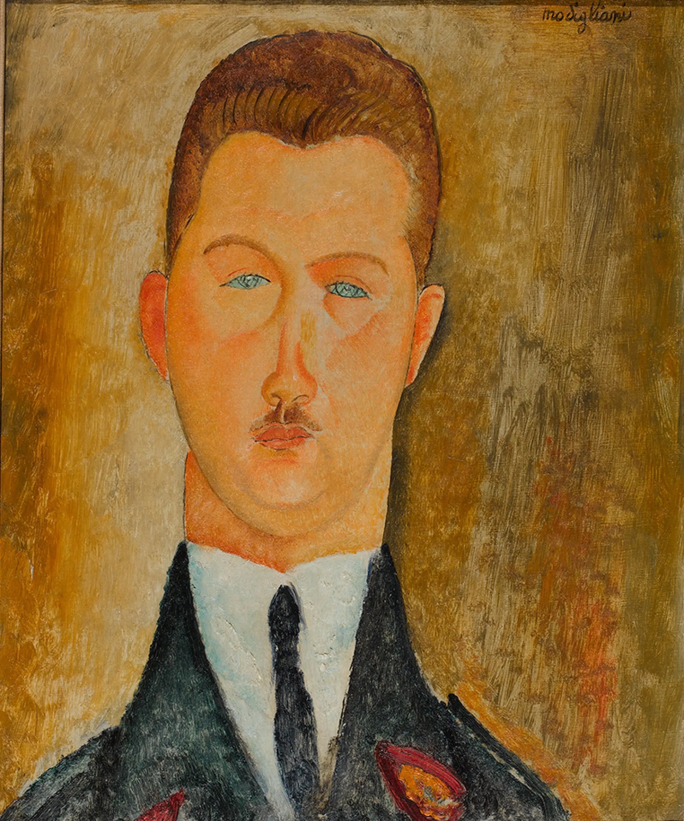 Reproduction du tableau « Dr François Brabander - Amedeo Modigliani » par Alpha Reproduction en peinture à l’huile