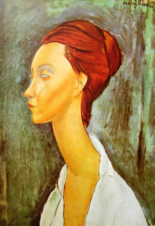 Reproduction du tableau « Portrait de Lunia - Amedeo Modigliani » par Alpha Reproduction en peinture à l’huile