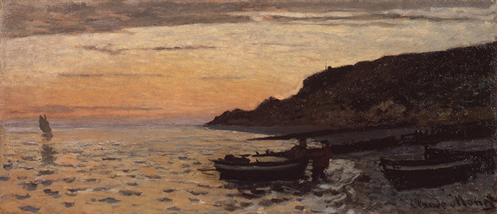 Reproduction du tableau « La Plage de Sainte-Adresse - Claude Monet » par Alpha Reproduction en peinture à l’huile