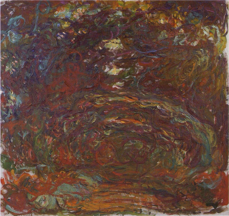 Reproduction du tableau « L'allée des rosiers - Claude Monet » par Alpha Reproduction en peinture à l’huile