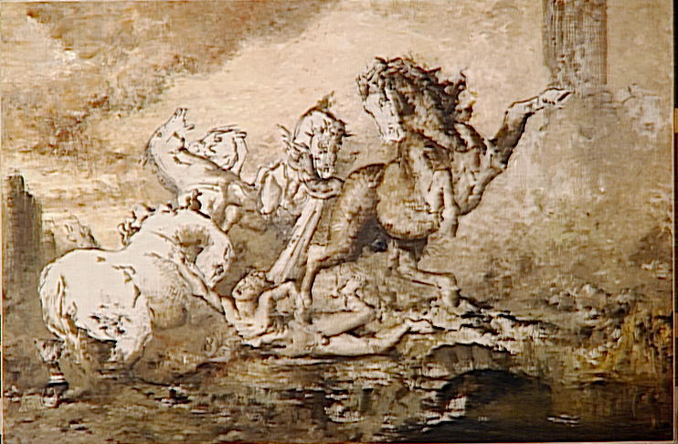 Diomède dévoré par ses chevaux - Gustave Moreau