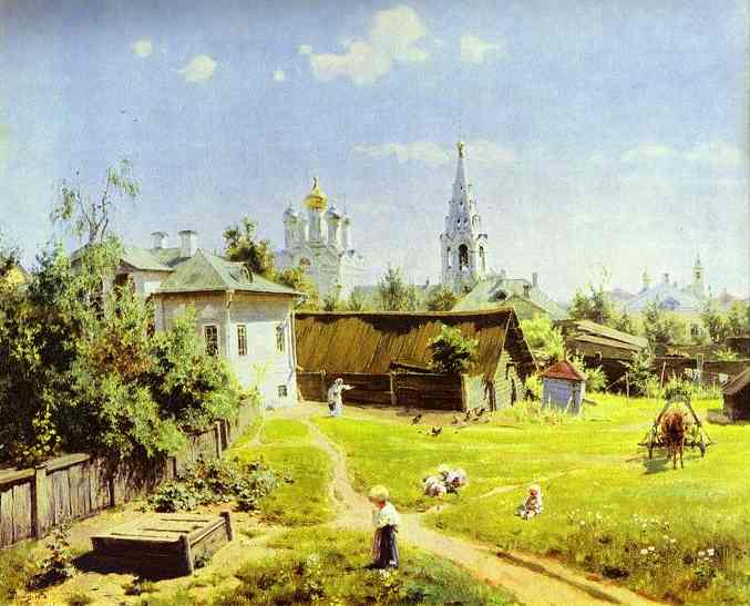 Cour de Moscou - Vassili Polenov