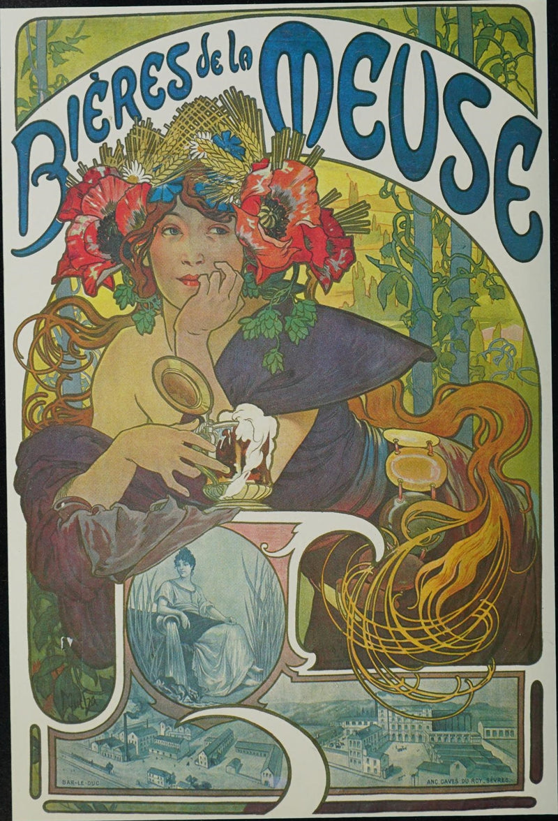 Bières de la Meuse by Mucha - Alfons Mucha