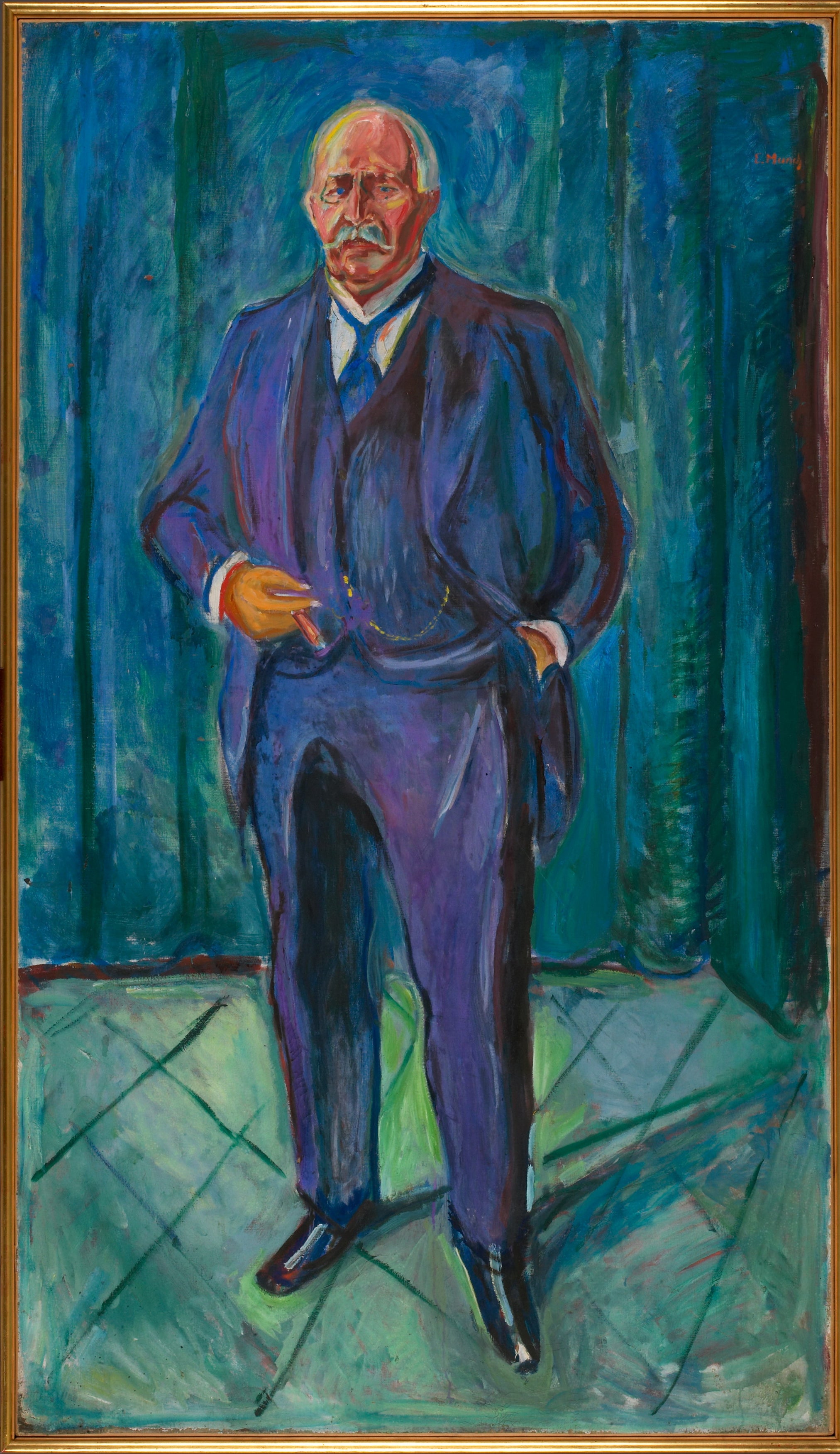 Reproduction du tableau « Otto Blehr - Edvard Munch » par Alpha Reproduction en peinture à l’huile