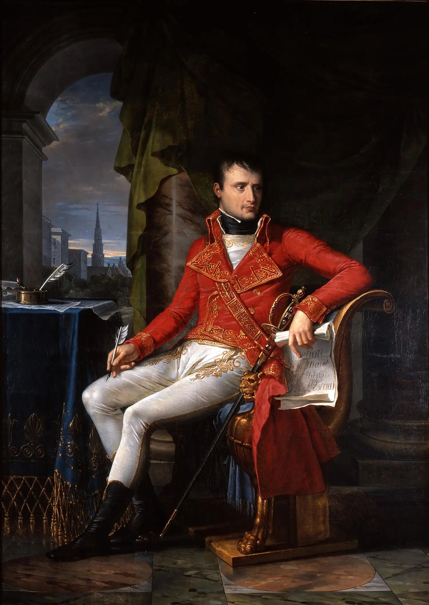 Napoléon Bonaparte premier consul - Charles Meynier - Alpha Reproduction