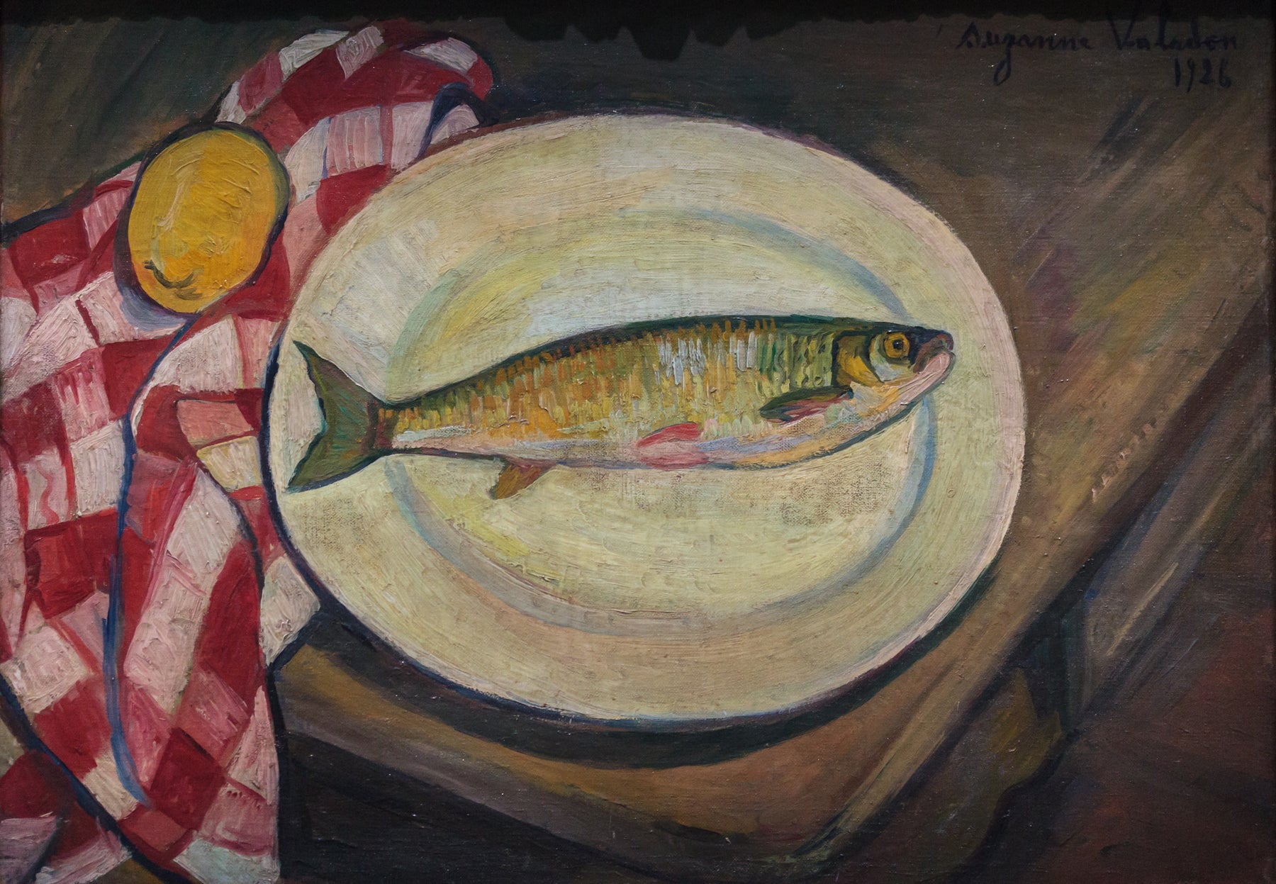 Nature morte au poisson — Suzanne Valadon