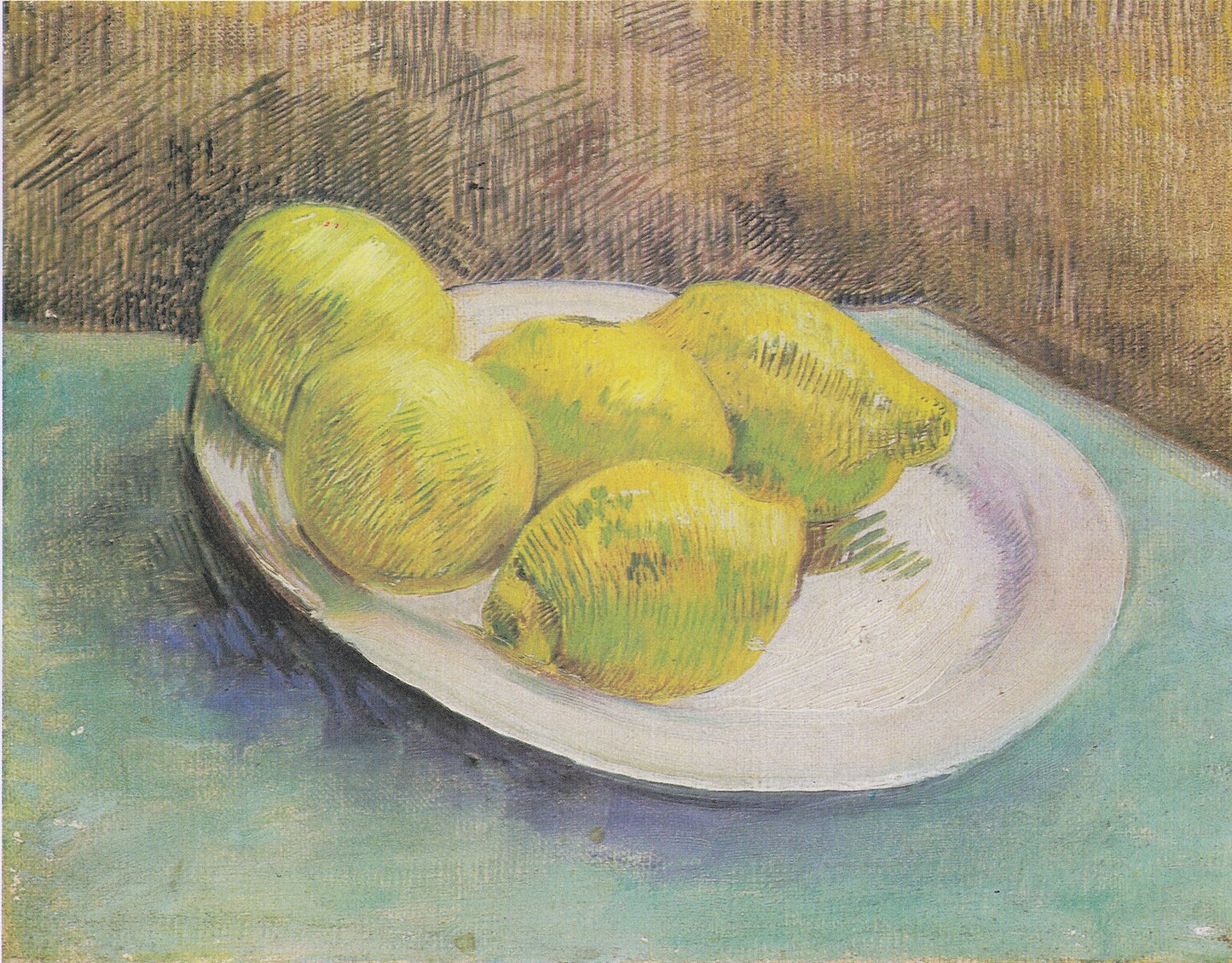 🍋 접시에 놓인 레몬 정물화 – 빈센트 반 고흐 (1887)
