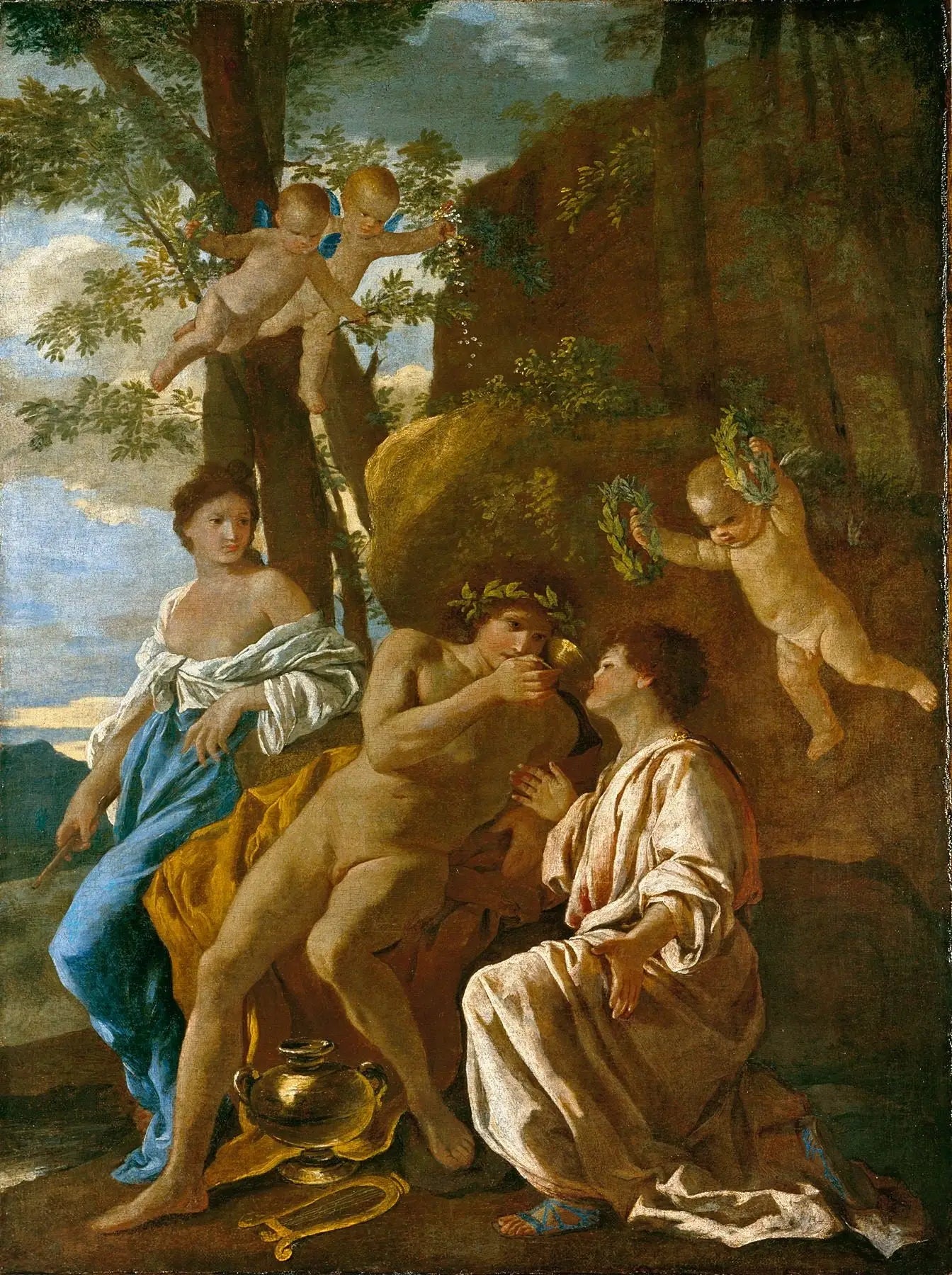 L’Inspiration du poète - Nicolas Poussin - Alpha Reproduction