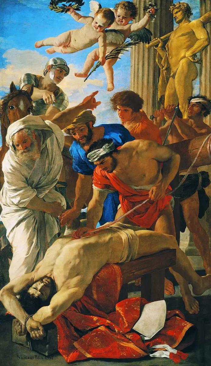 Le Martyre de saint Érasme - Nicolas Poussin - Alpha Reproduction